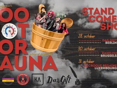Too hot for sauna _Flyer