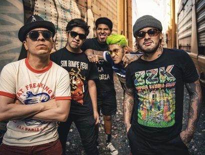 Die mexikanische Band "Son Rompe Pera"