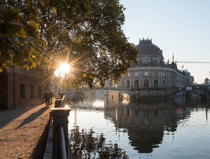 Bode Museum am Abend