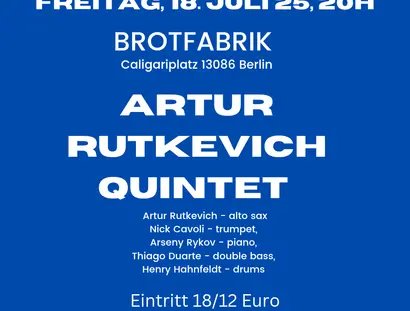 POSTER Artur Rutkevich Quintet