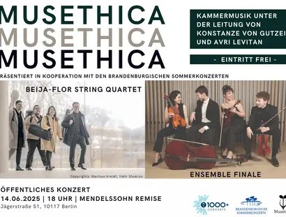 Musethica-Konzert in der Mendelssohn Remise