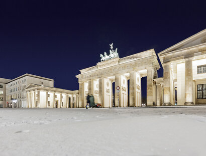 Brandenburger Tor im Schnee