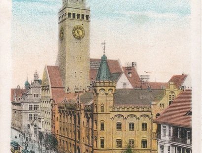 Rathaus Neukölln Anfang des 20. Jahrhunderts
