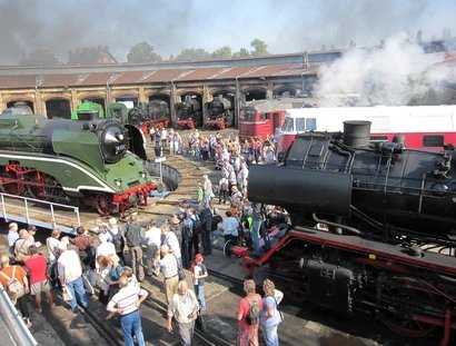 Fest auf dem Gelände vom Bahnbetriebswerk Schöneweide