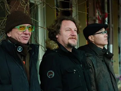 Fink, Komoll, Nakajima (von rechts nach links)