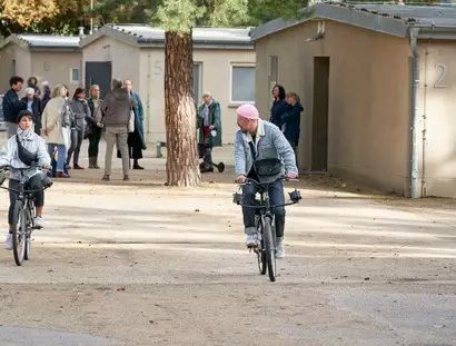 Radtour mit der App „Human Commodity“