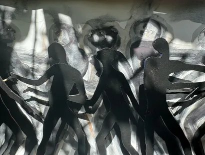 Skizze, sketch (Detail), 2025, Mischtechik, mixed media