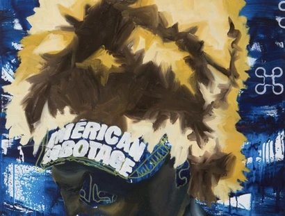 O Bastardo, Untitled, 2025. Oil, Acrylic and Pigment pen on linen