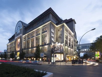 exterior view of Kaufhaus des Westens in Berlin 