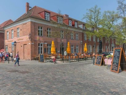 Dutch Quarter with cafés in Potsdam
