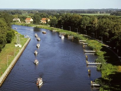Photo: Finow canal in the Biosphere Reserve Schorfheide-Chorin