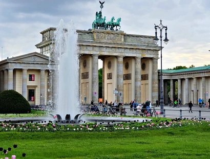 Tulpen am Brandenburger Tor