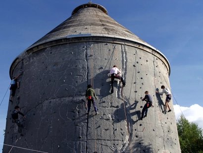 Kletterturm auf dem RAW-Gelände
