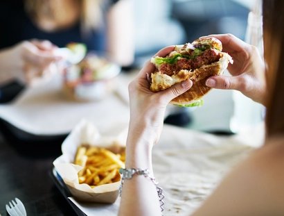 Veganer Burger