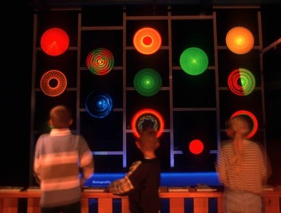 Children at the German Museum of Technology Berlin