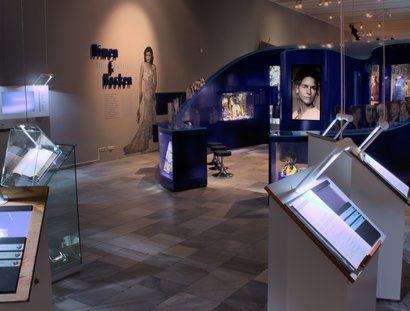 Topic room in the Filmmuseum Potsdam
