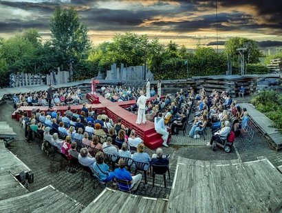 Hamlet im open Air Theater Globe