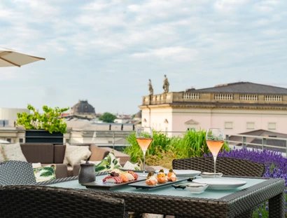 Hedwig Terrace im Hotel de Rome