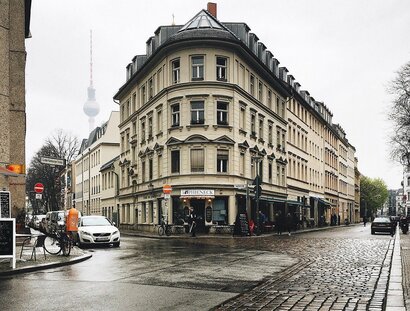 Photo: view into the Große Hamburger Straße