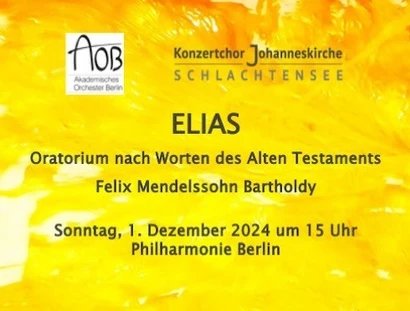 ELIAS - Felix Mendelssohn Bartholdy