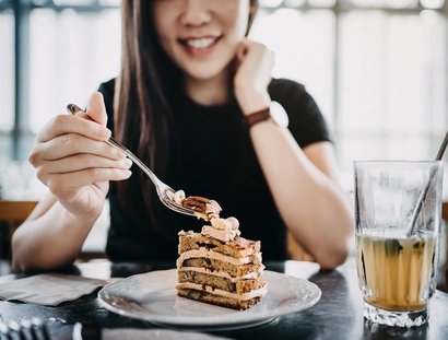 Kuchen essen