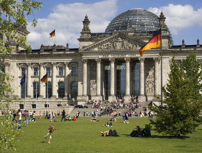 Führung im Reichstag in Berlin