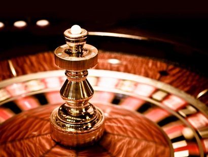 Casino roulette in motion