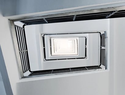 Treppenhaus im Siemens Schaltwerk-Hochhaus