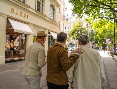 Best Ager beim shopping