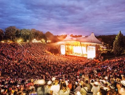 Open-air concert in the Parkbühne Wuhlheide Berlin