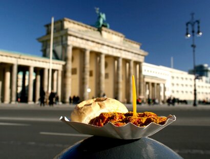 Currywurst am Brandenburger Tor