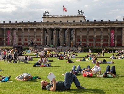 Lustgarten at Museum Island in Berlin