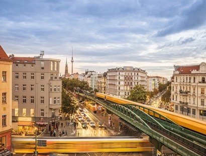 Hochbahn Schönhauser Allee Ecke Eberswalder Straße