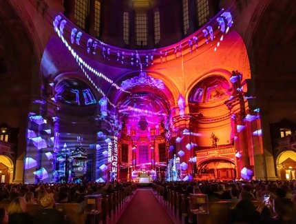 Berliner Dom während des Festival of Lights