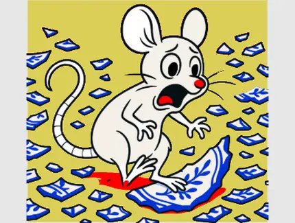 Die Maus im Porzellanladen