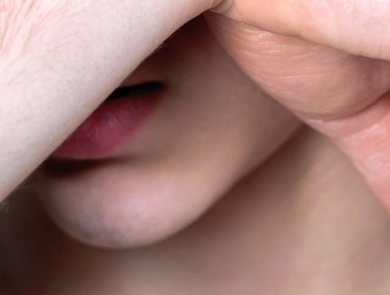 Menschen aus der Nähe fotografiert