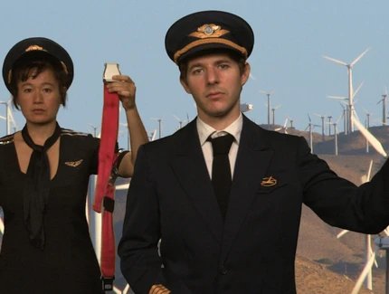 Videostill „After the crash“, dem ersten Teil von Hito Steyerls Film In Free Fall