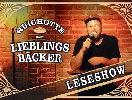 Quichotte: At the favorite bakery - reading show