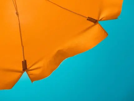 Detail eines Sonnenschirms