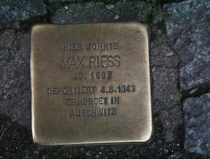 Stolperstein für Max Riess