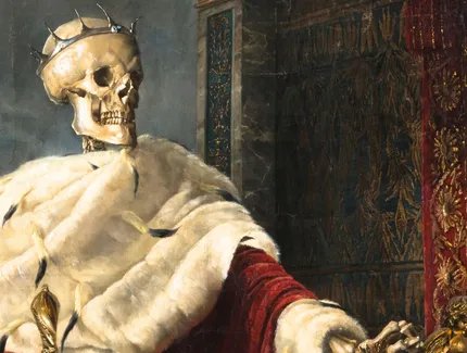 Hermione von Preuschen: Mors Imperator (Detail), 1887, Privatbesitz