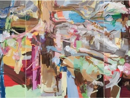 Denise Richardt, Kirschbäume I (Gloria), 2023