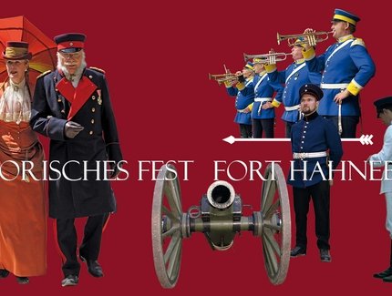Plakat zum Historischen Fest 2023 im Fort Hahneberg