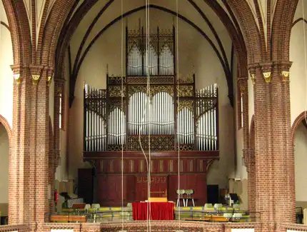 Orgel in der Heilige-Geist-Kirche in Berlin-Moabit