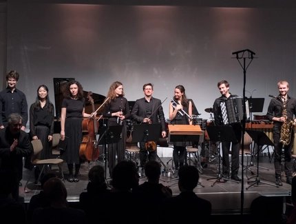 Das georg katzer ensemble Berlin auf der Bühne