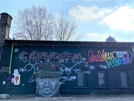 Mural beim Cassiopeia auf dem RAW-Gelände
