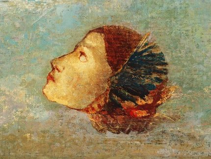 Odilon Redon: Hommage à Goya, um 1895, Staatliche Museen zu Berlin, Nationalgalerie CC NC-BY-SA