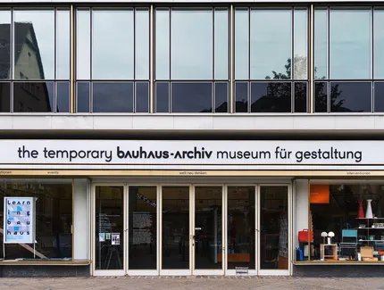 the temporary Bauhaus-Archiv Museum für Gestaltung