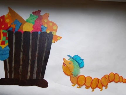 Die kleine dicke Raupe Nimmersatt