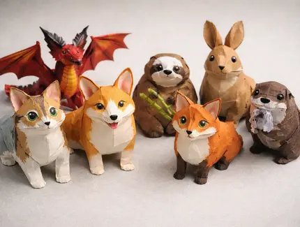 Tiere falten: Origami Schritt für Schritt